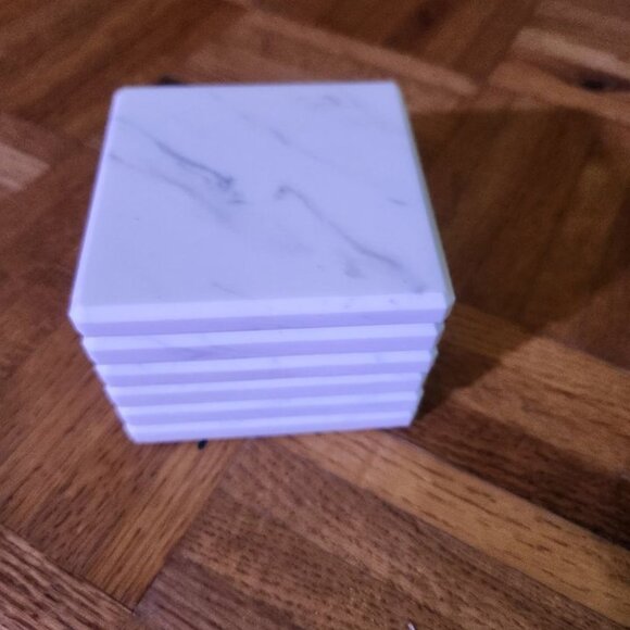 Handmade acrylic marble coasters - Picture 1 of 3